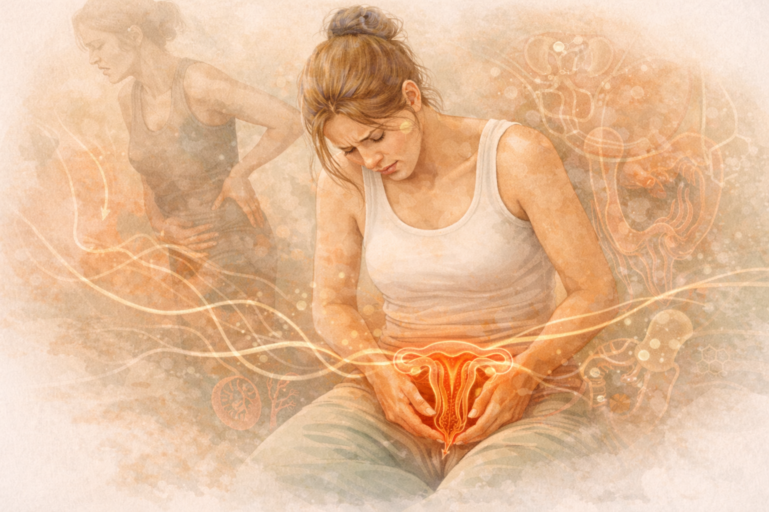 Uterine prolapse functional view